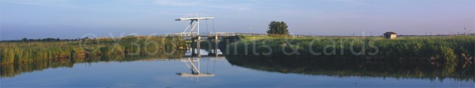 Panoramapostkarte Fehnbrücke 