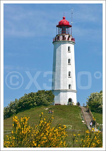 Postkarte Leuchtturm Hiddensee 