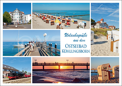 Postkarte Urlaubsgrüße aus dem Ostseebad Kühlungsborn 