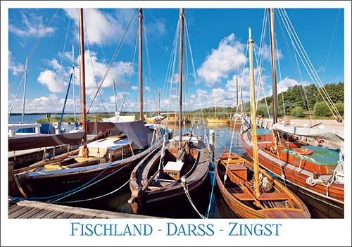 Postkarte Fischland-Darrß Zingst (Boote) 