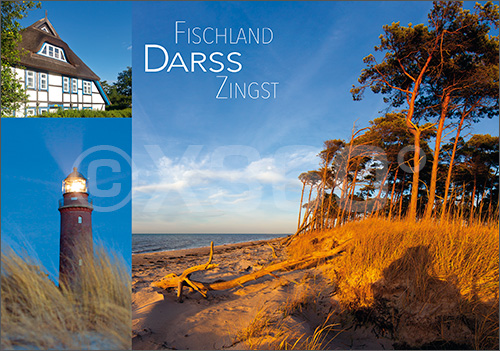 Postkarte Fischland Darß Zingst 