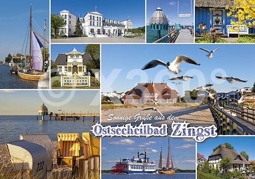 Postkarte Ostseeheilbad Zingst 