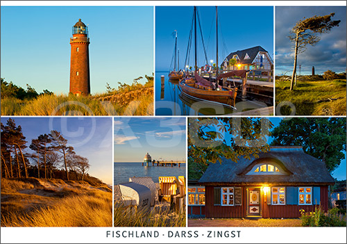 Postkarte Fischland Darß Zingst 