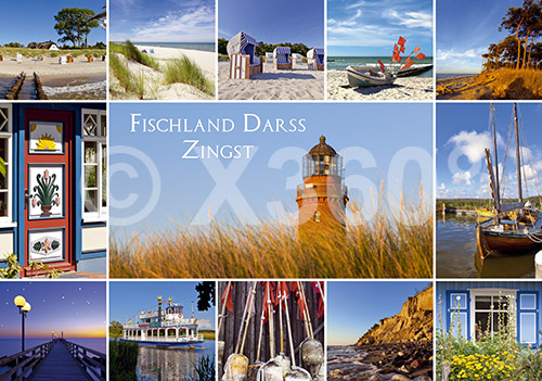 Postkarte Fischland Darß Zingst 