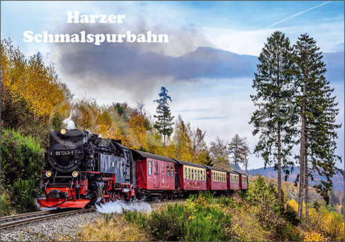 Postkarte Brockenbahn 