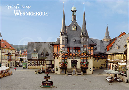 Postkarte Gruß aus Wernigerode 