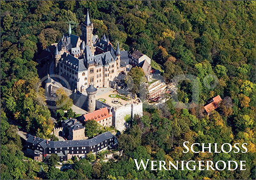 Postkarte Schloss Wernigerode 