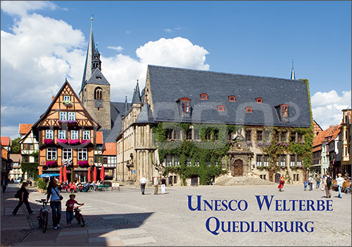 Postkarte Quedlinburg Unesco Welterbe 