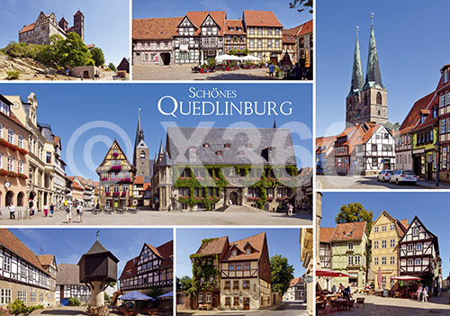 Postkarte Schönes Quedlinburg 