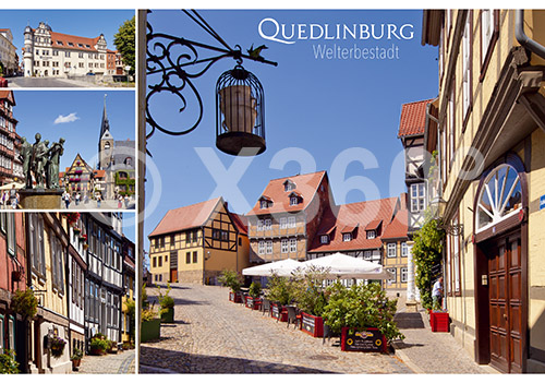 Postkarte Quedlinburg Welterbestadt 