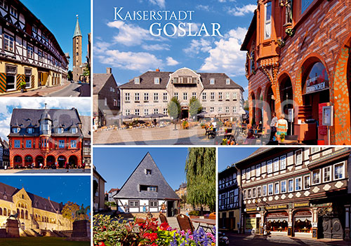 Postkarte Kaiserstadt Goslar 