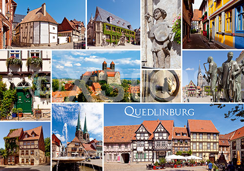 Postkarte Quedlinburg 