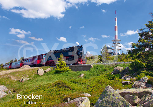 Postkarte Brocken 