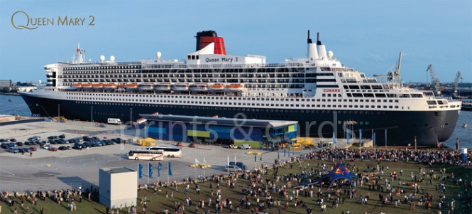 XL-Postkarte Queen Mary II von SAP 