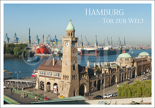 Postkarte Hamburg Tor zur Welt 