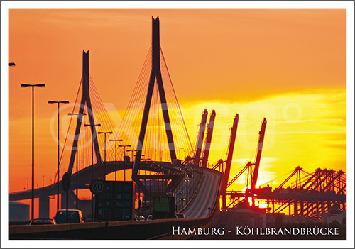 Postkarte Köhlbrandbrücke 