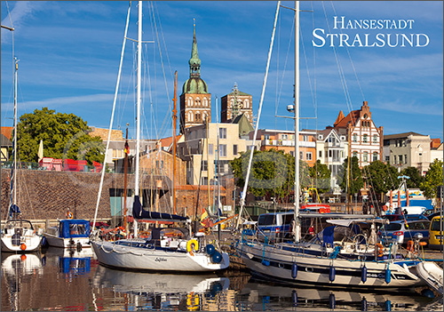 Postkarte Hansestadt Stralsund 