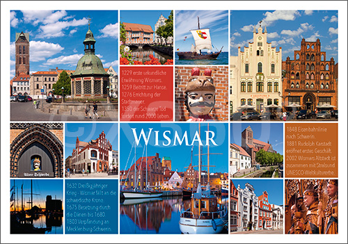 Postkarte Wismar 