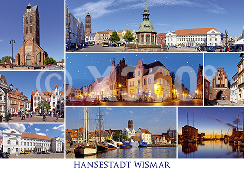 Postkarte Hansestadt Wismar 