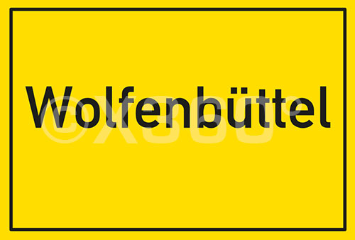 Kühlschrankmagnet WF Ortsschild  