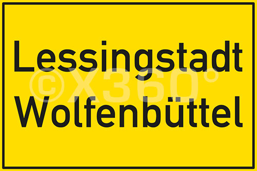 Kühlschrankmagnet WF Lessingstadt Ortsschild  