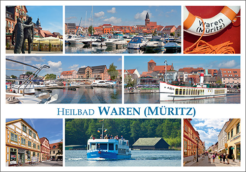 Postkarte Heilbad Waren (Müritz) 