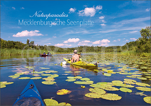 Postkarte Seenplatte 