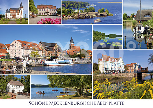 Postkarte Schöne Seenplatte 