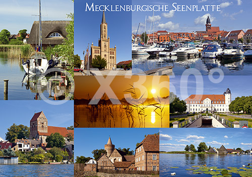 Postkarte Mecklenburgische Seenplatte 