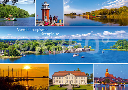 Postkarte Mecklenburgische Seenplatte 