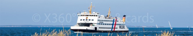 Panoramapostkarte WDR Schiff 