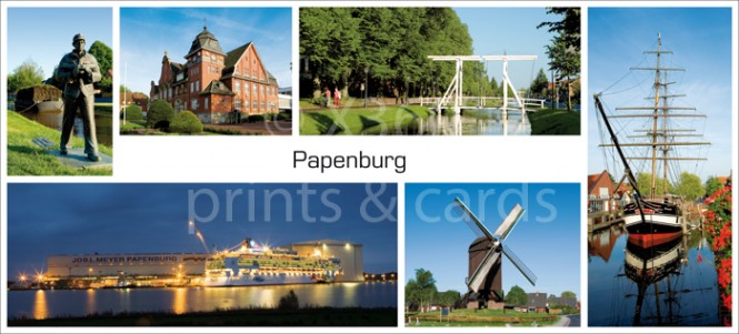 XL-Postkarte Papenburg Impressionen 