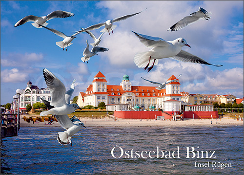 3D-Postkarte Ostseebad Binz 