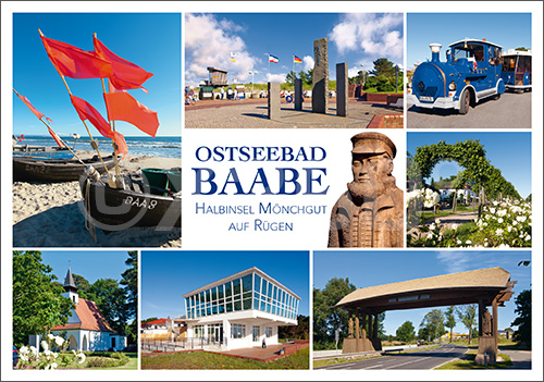 Postkarte Ostseebad Baabe 