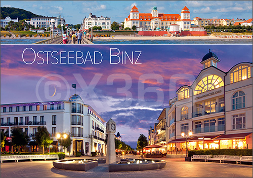 Postkarte Ostseebad Binz 
