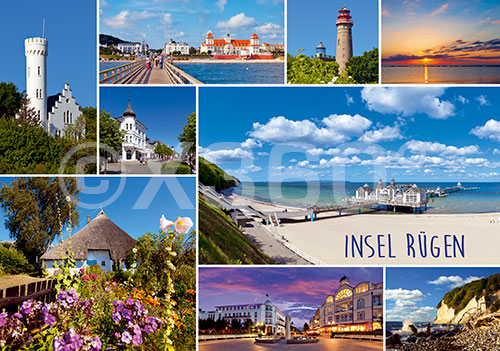 Postkarte Insel Rügen 