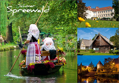 Postkarte Schöner Spreewald 