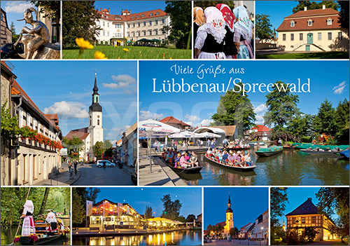 Postkarte Lübbenau / Spreewald 