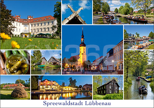 Postkarte Lübbenau / Spreewald 