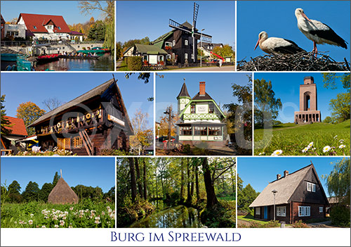 Postkarte Gruß aus dem schönen Spreewald 