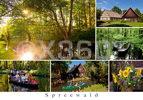 Postkarte Spreewald  