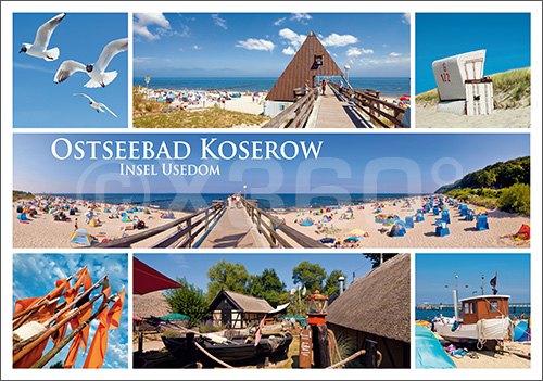 Postkarte Ostseebad Koserow 