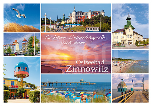 Postkarte Ostseebad Zinnowitz 