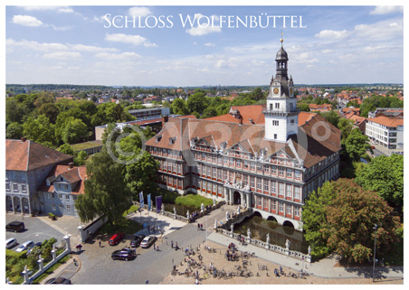 Postkarte WF Schloss aus der Luft 